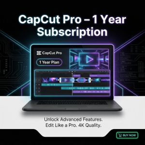 Capcut Pro 1 Year License Plan